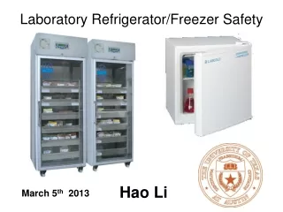Laboratory Refrigerator/Freezer Safety