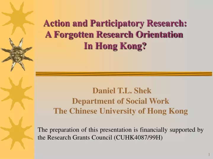 action and participatory research a forgotten