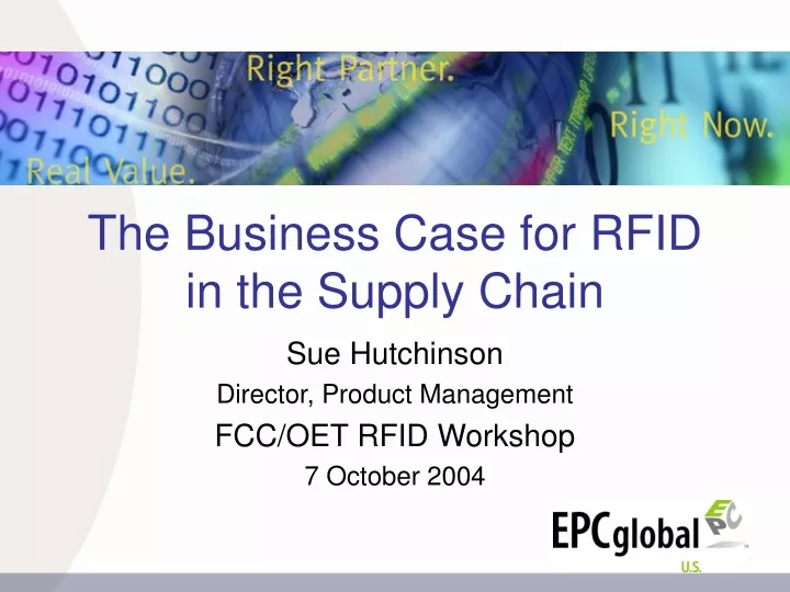 the business case for rfid in the supply chain