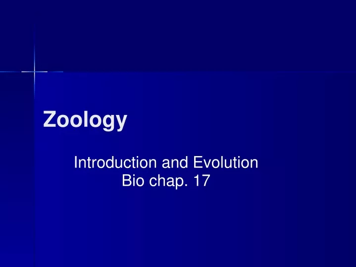 zoology