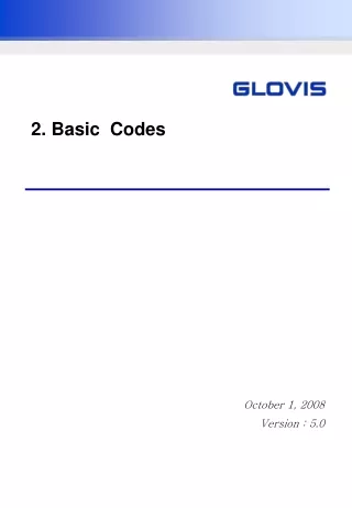 2. Basic  Codes