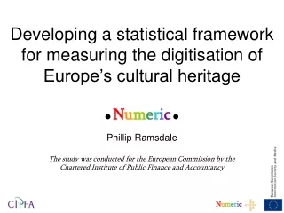 Developing a statistical framework for measuring the digitisation of Europe’s cultural heritage