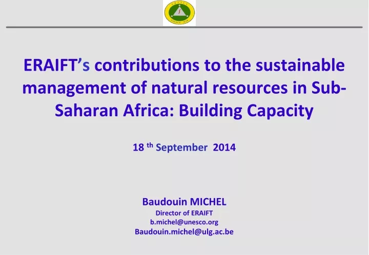 eraift s contributions to the sustainable