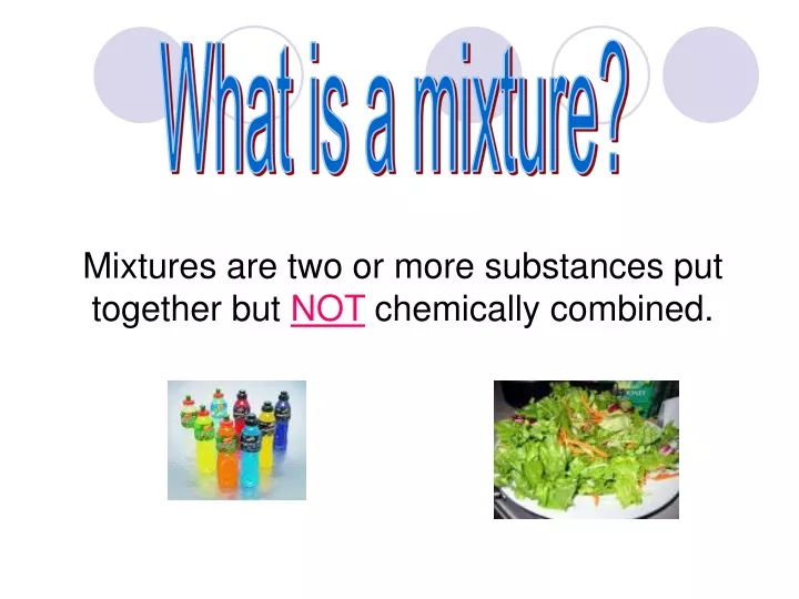 what is a mixture