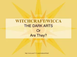 WITCHCRAFT/WICCA