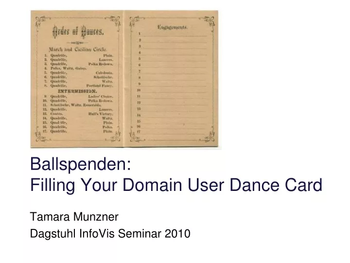ballspenden filling your domain user dance card