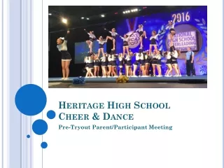 Heritage High School Cheer &amp; Dance
