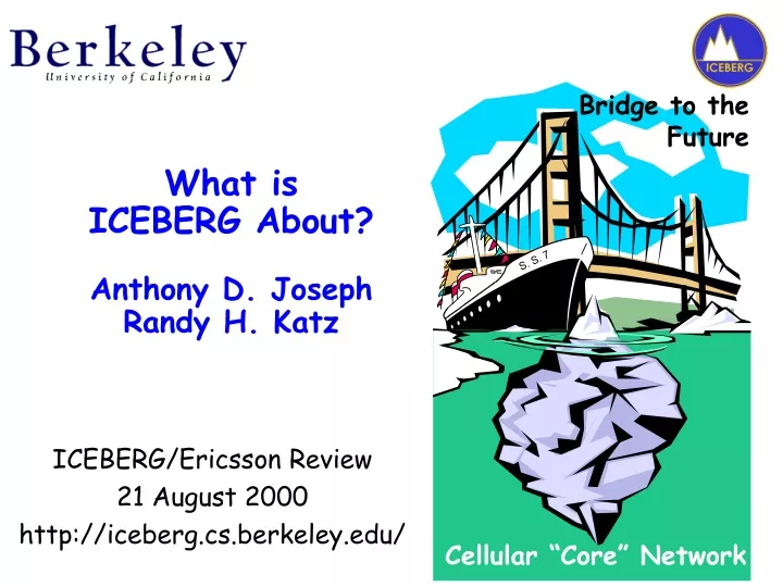 what is iceberg about anthony d joseph randy h katz