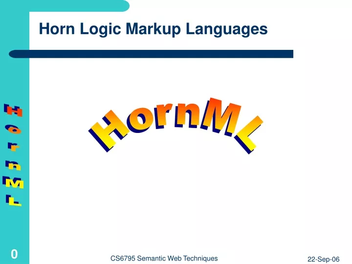 horn logic markup languages