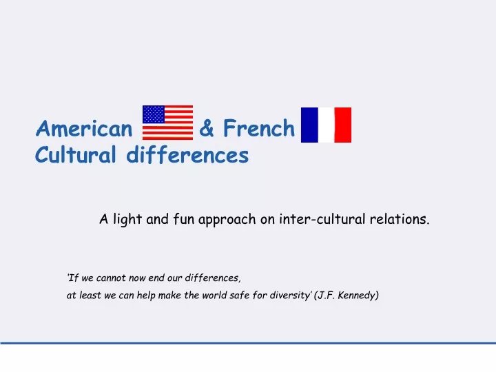american french cultural differences