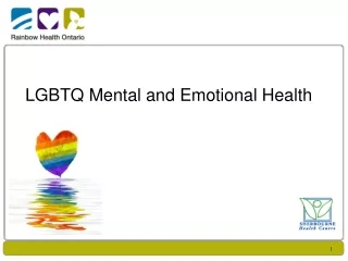 LGBTQ Mental and Emotional Health