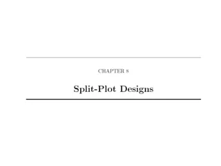 Split-Plots Designs