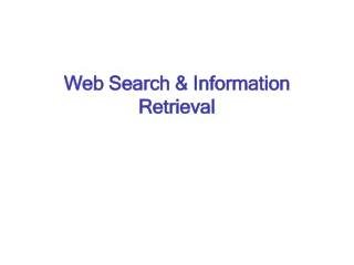 Web Search &amp; Information Retrieval