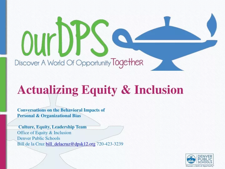 actualizing equity inclusion
