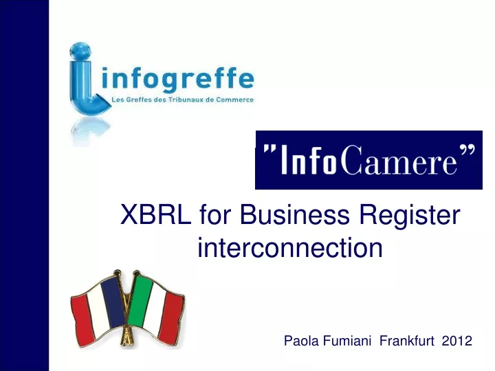 xbrl for business register interconnection