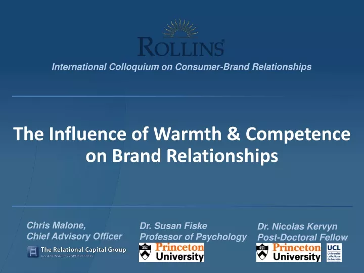 international colloquium on consumer brand