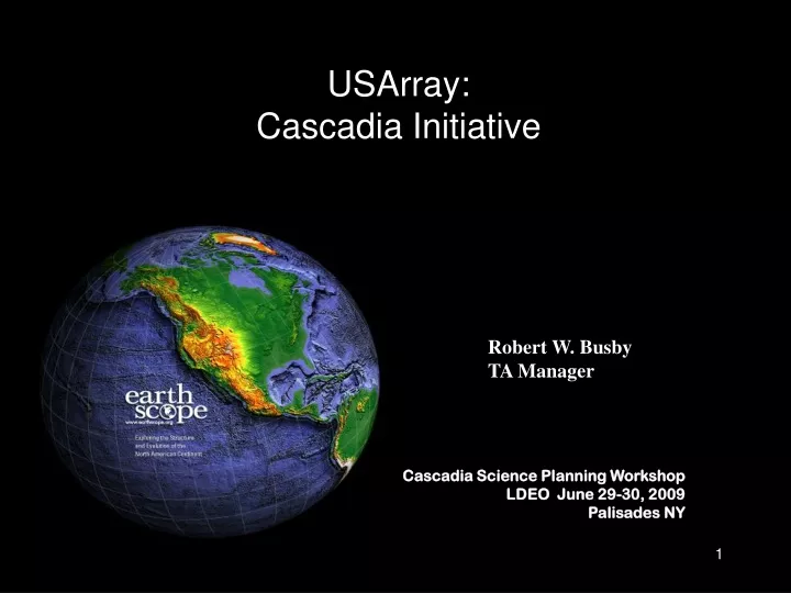 usarray cascadia initiative