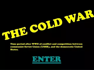 THE COLD WAR