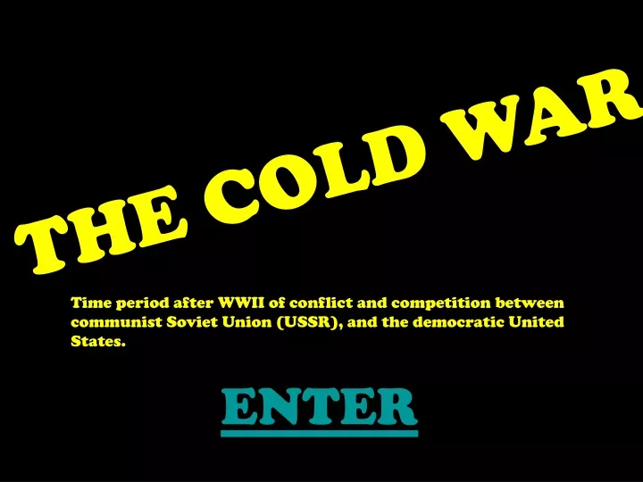 the cold war