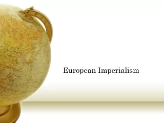 European Imperialism