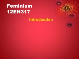 Feminism 12EN317