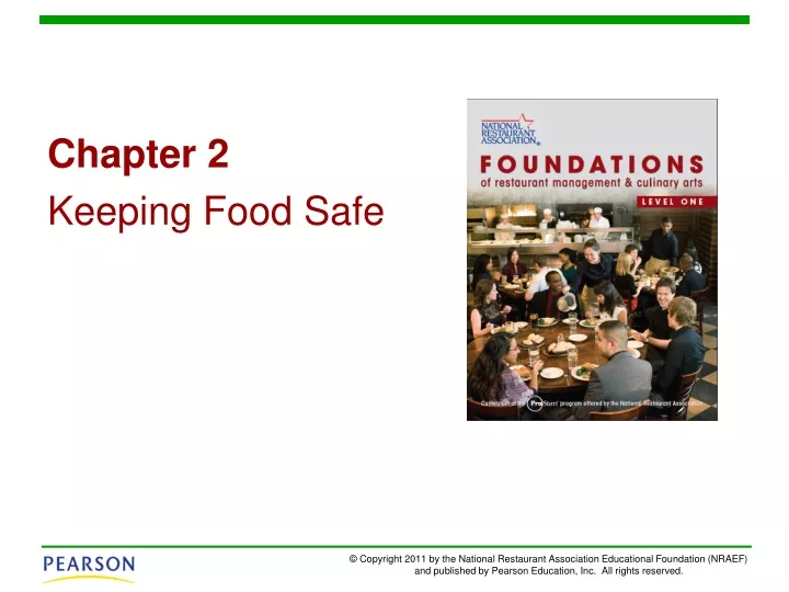 chapter 2 keeping food safe