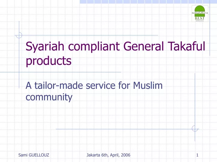 syariah compliant general takaful products