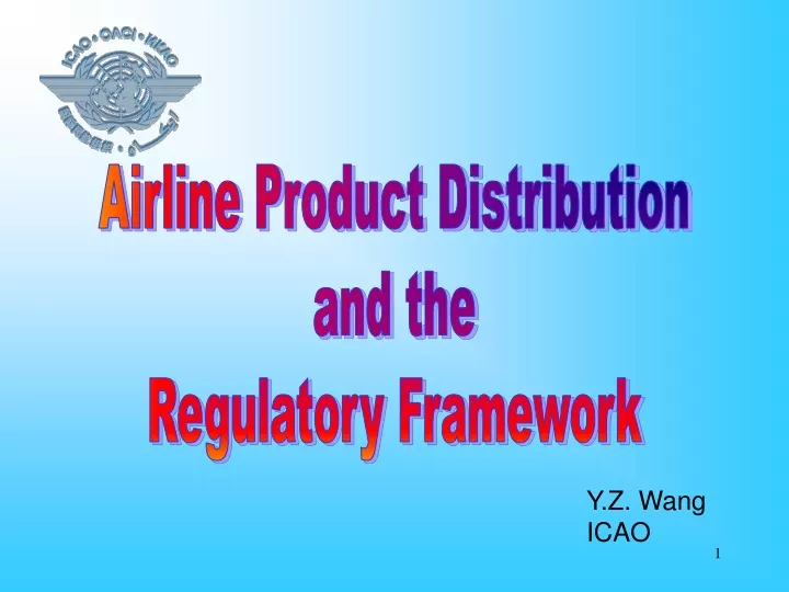 airline product distribution and the regulatory