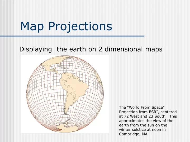 map projections