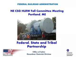 NE CSG HLRW Fall Committee Meeting Portland, ME