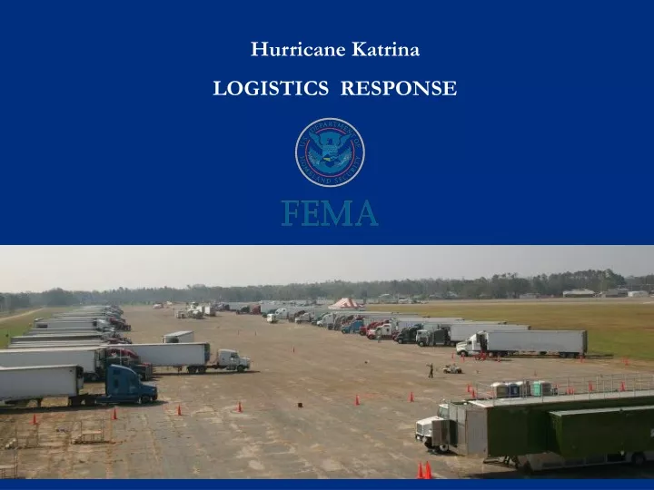 hurricane katrina logistics response