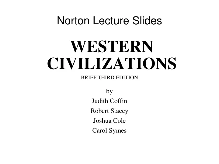 norton lecture slides