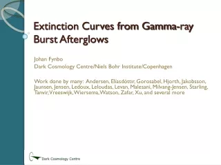 Extinction Curves from Gamma-ray Burst Afterglows
