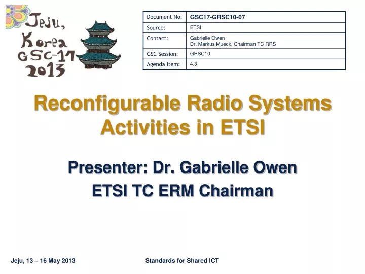 reconfigurable radio systems activities in etsi