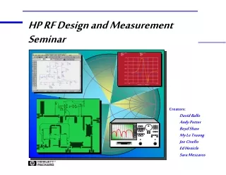 HP RF Design and Measurement Seminar