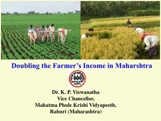 Doubling the Farmer’s Income in Maharshtra