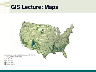 GIS Lecture: Maps