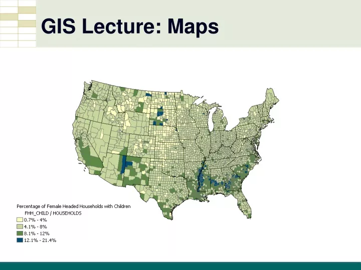 gis lecture maps