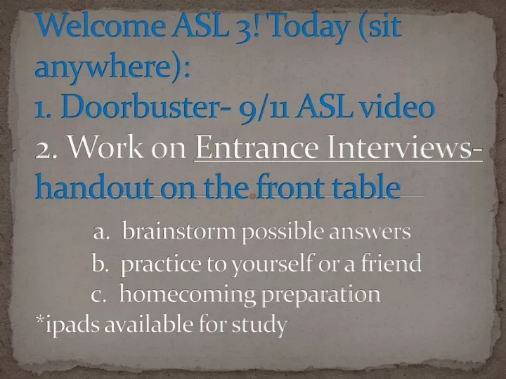 welcome asl 3 today sit anywhere 1 doorbuster