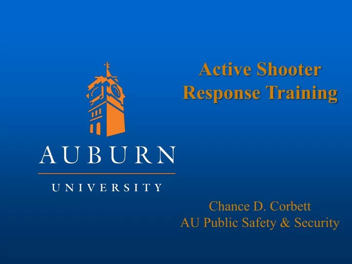 active shooter response training chance d corbett