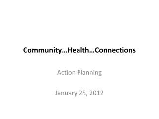 Community…Health…Connections