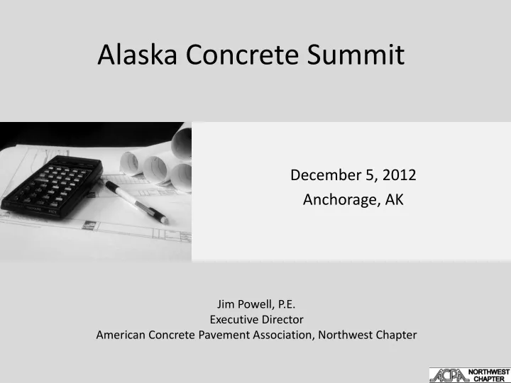 alaska concrete summit