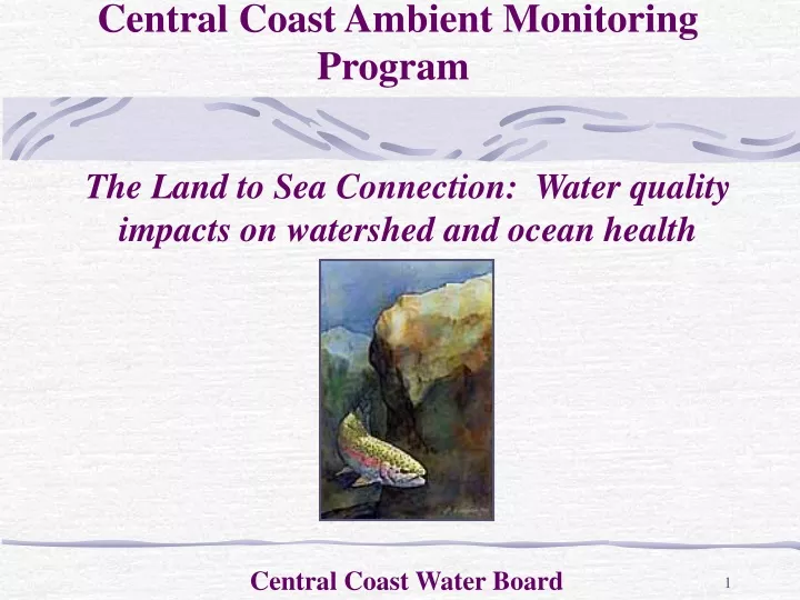 central coast ambient monitoring program