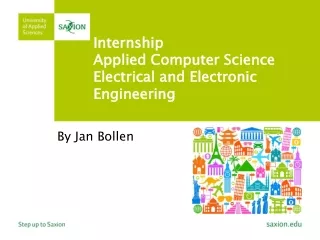 Internship Applied Computer Science Electrical and Electronic Engineering