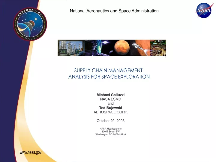 national aeronautics and space administration