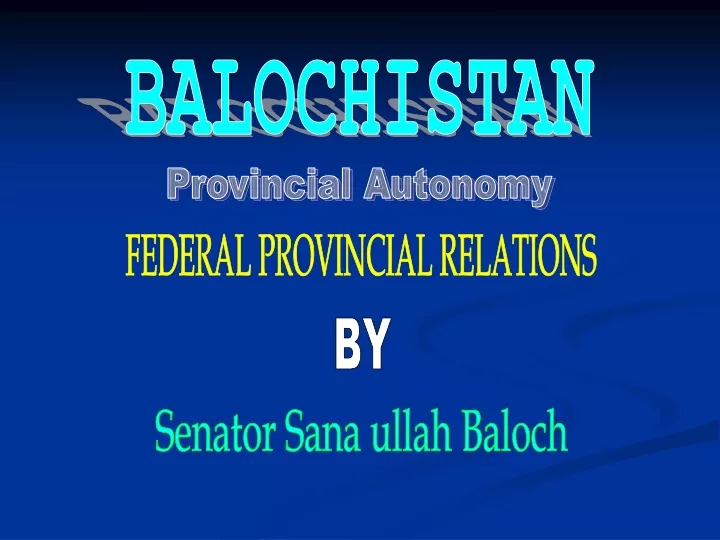 balochistan