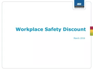 Workplace Safety Discount