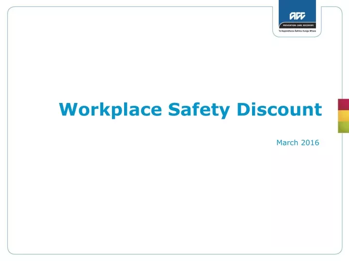 workplace safety discount