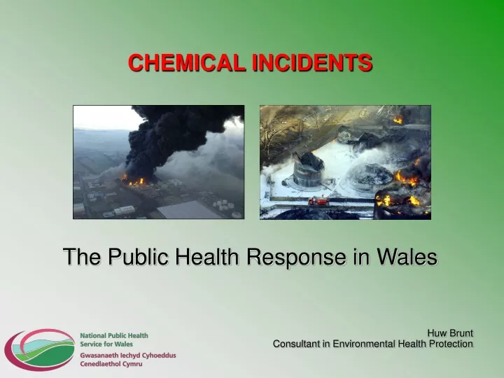 chemical incidents the public health response