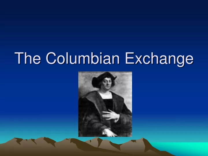 the columbian exchange